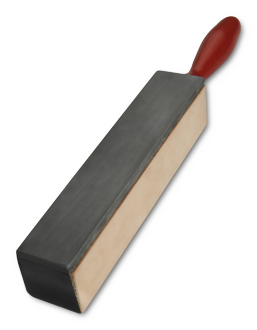 Streichriemen, 4-seitig - 3 Seiten Leder