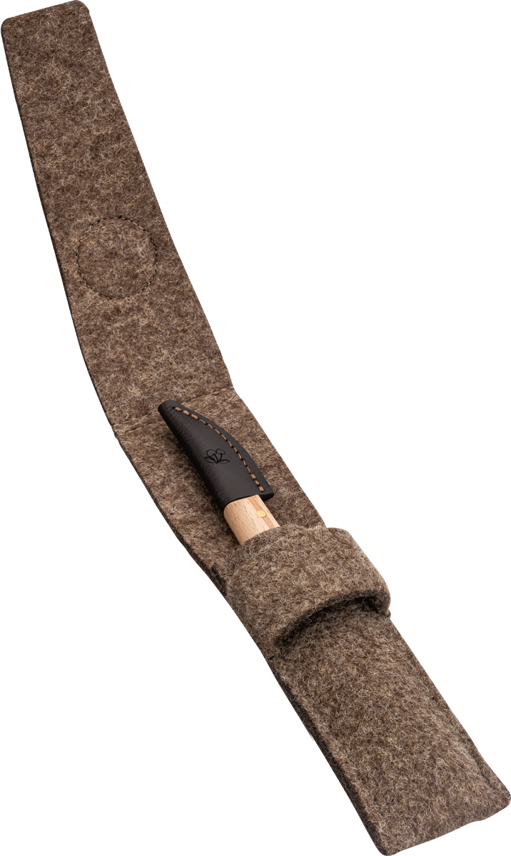 Kerbschnitzmesser in Filztasche - 3358000 + Filztasche