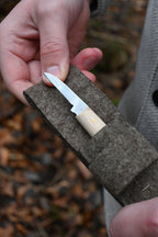 Kerbschnitzmesser in Filztasche - 3358000 + Filztasche