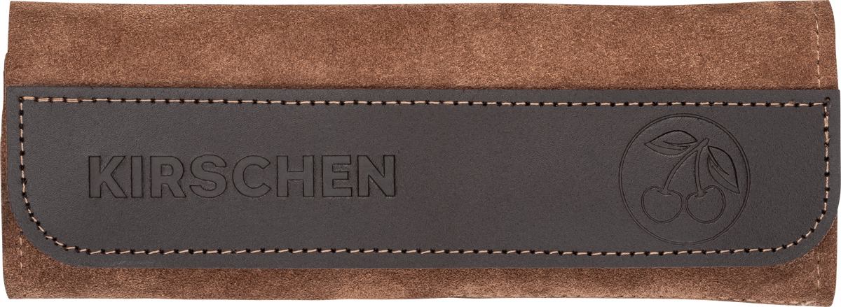 Ledertasche für Kerbschnitzmesser - 3 Fächer