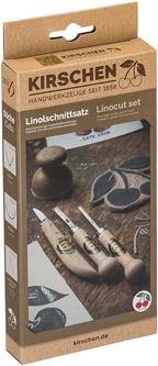 Linolschnittsatz im Karton, 3-tlg.