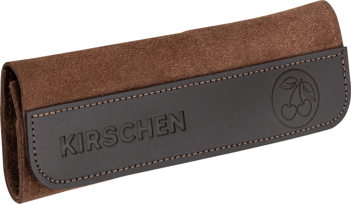 Ledertasche für Kerbschnitzmesser - 3 Fächer