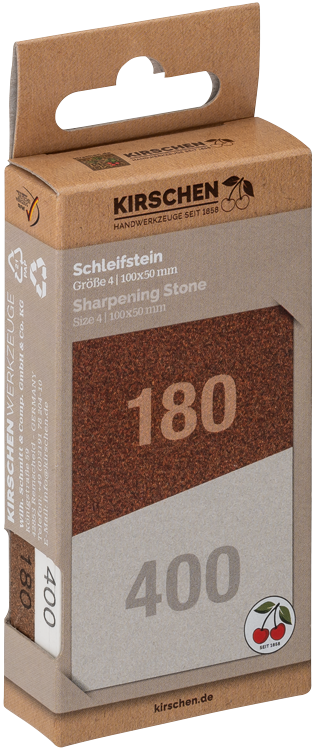 Schleifstein, Körnung 180/400 - Größe 4, 100x