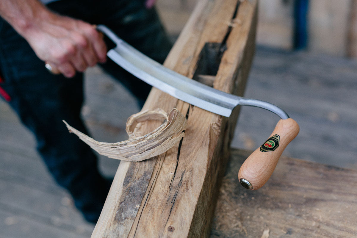 Zugmesser, 250 mm - gebogen