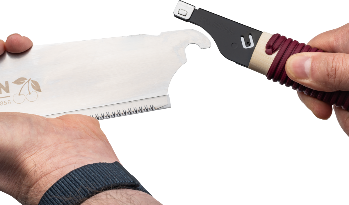 Japansäge mit Elastomergriff - Sägeblattlänge: 225
