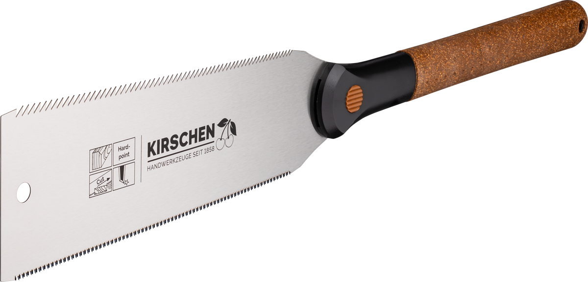 Feinschnittsäge mit Korkgriff RYOBA - Sägeblattlänge:, zweiseitig-gezahnt