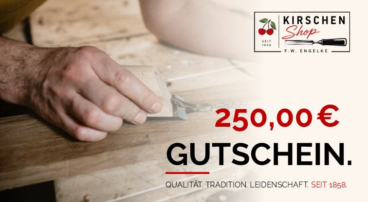 Gutschein KIRSCHEN-SHOP 250,00 EUR